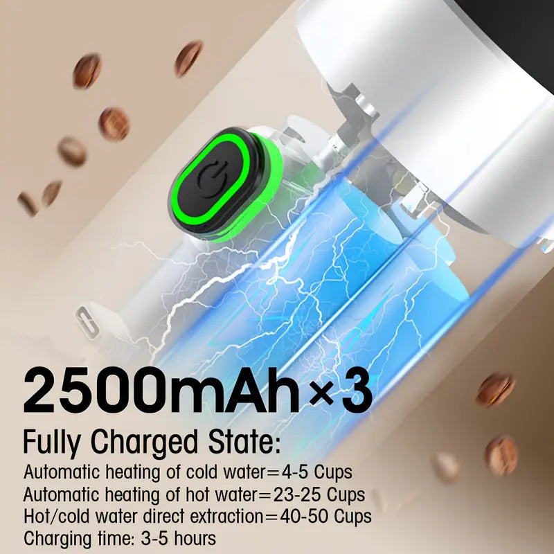 Portable Electric Espresso Machine, Travel Coffee Maker for Camping