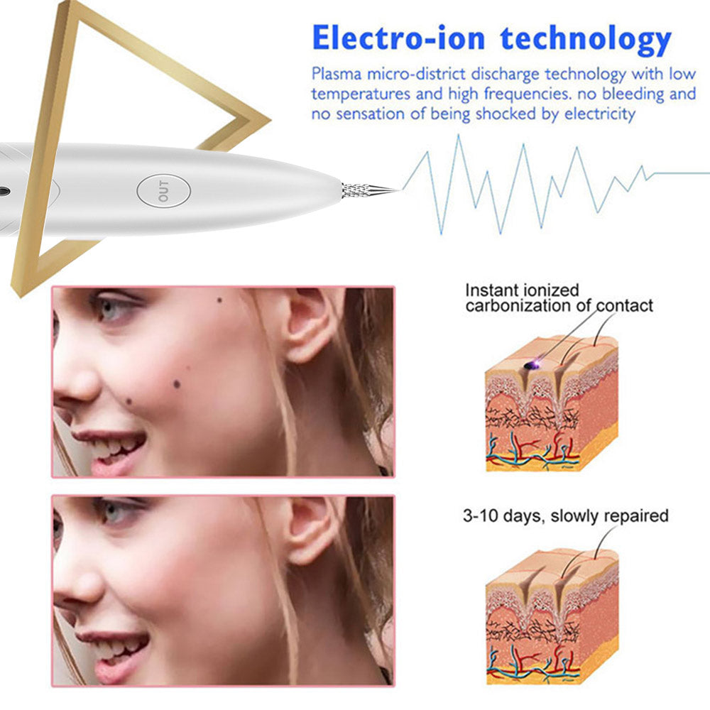 Pen Salon Plasma Pen Black Dots Vacuum Cleaner Laser Freckle Removal Machine Skin Mole Dark Spot Face Wart Tag Tattoo Remover