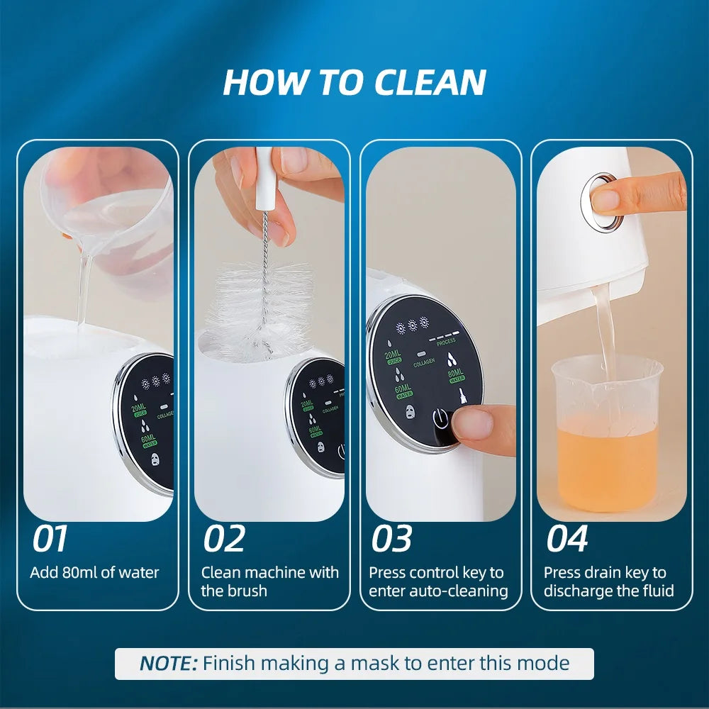 DIY Mask Machine Home Use Mask Making Vegetable Fruit Juice Milk Self-made Facial Mask Automatic Home Maker Customised SPA Care