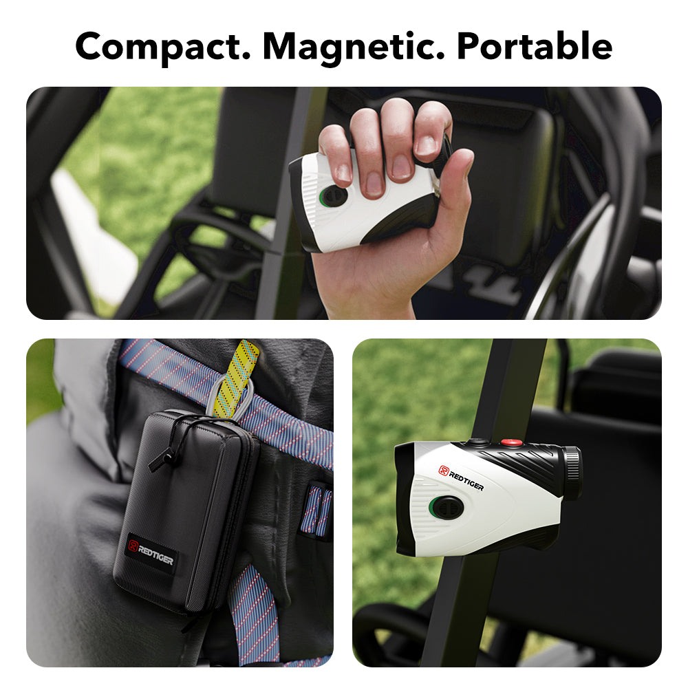 REVASRI 600M/Yard Golf Laser Rangefinder with Slope Compensation Flagpole Lock Vibration USB-C Rechargeable for Golfing