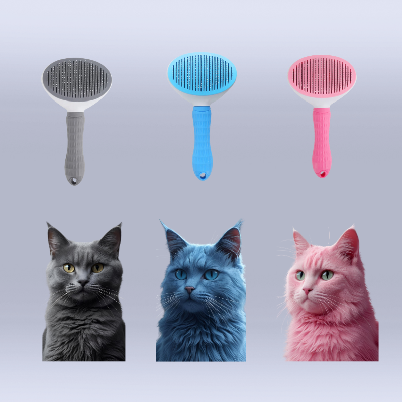 Self-cleaning Pet Hair Remove Comb Cat Slicker Brush Pet Hair