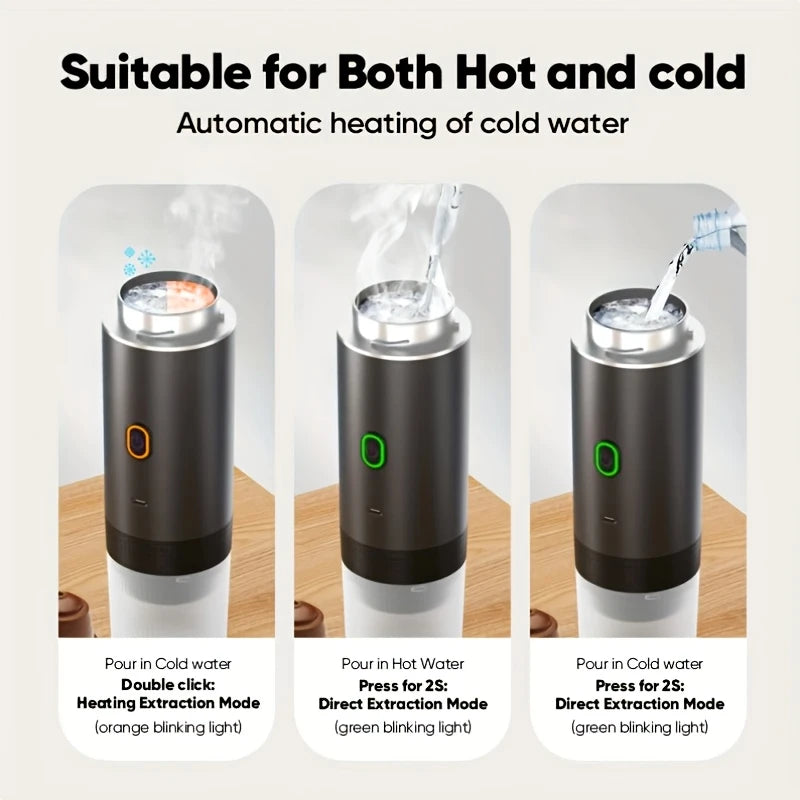 Portable Electric Espresso Machine, Travel Coffee Maker for Camping